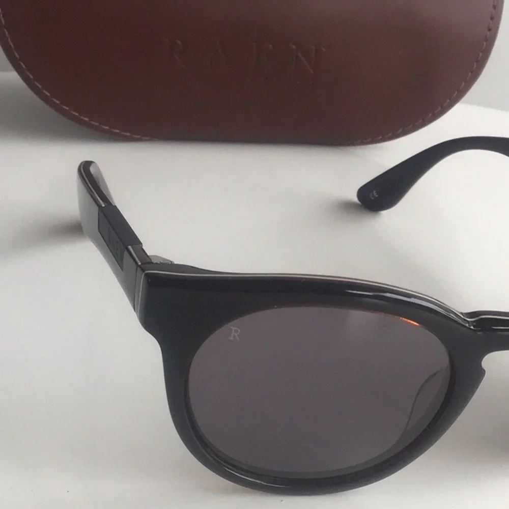 RAEN Dayton optics chocolate Frame Sunglasses with Brown Case